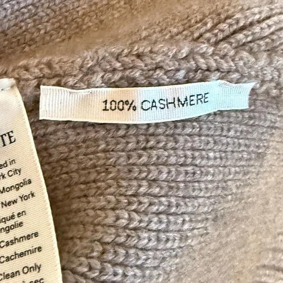 KHAITE NWT Scarlet Cashmere Cardigan Sweater Barley, size Medium - Picture 11 of 16